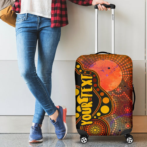 custom-text-aboriginal-luggage-covers-australia-indigenous-flag-circle-dot-painting-art-golden