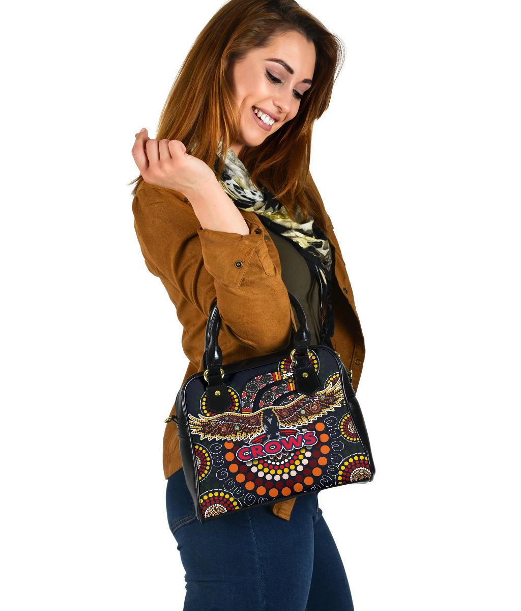 Adelaide Shoulder Handbag Indigenous Crows - Vibe Hoodie