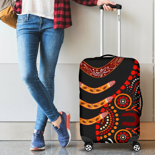 aboriginal-luggage-covers-aboriginal-boomerangs-with-dot-painting-pattern