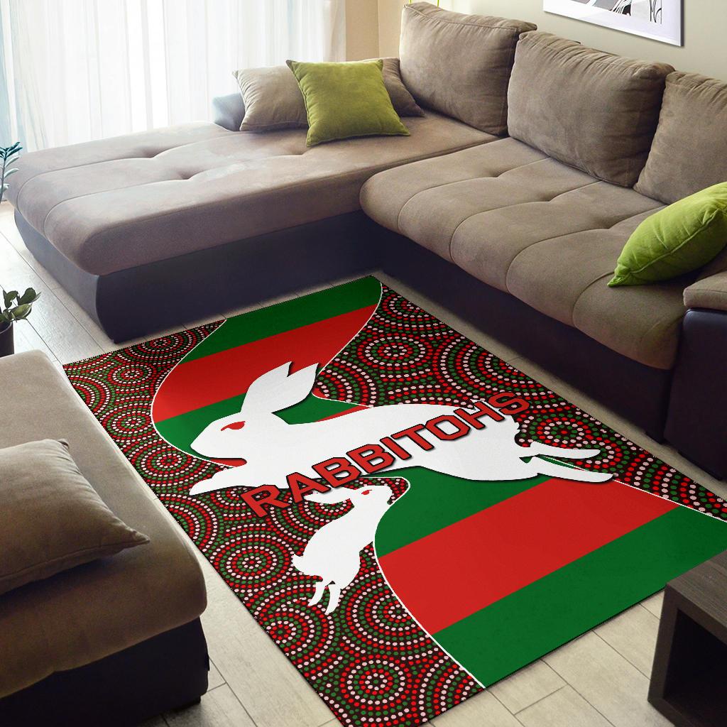 rabbitohs-area-rug