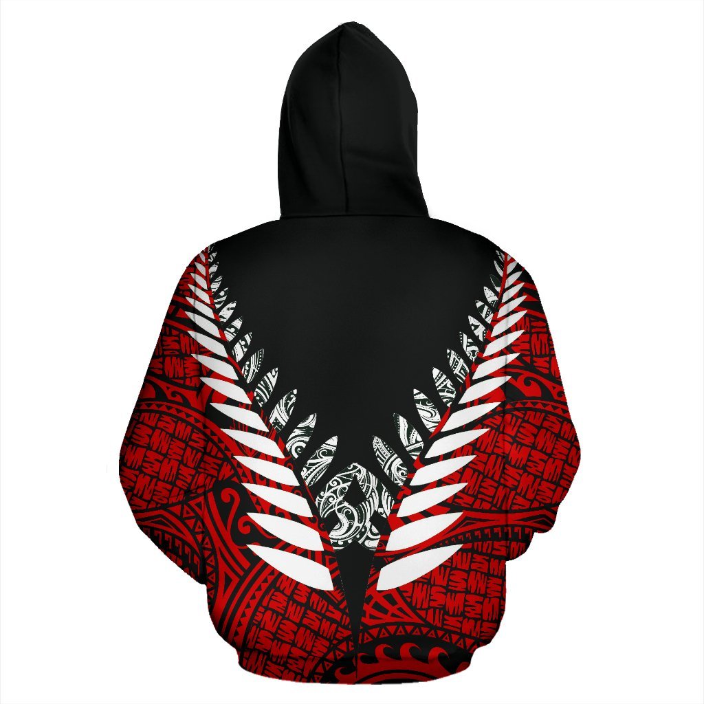 new-zealand-aotearoa-silver-fern-hoodie-red-vline-version