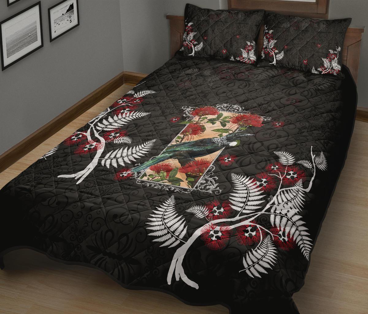 new-zealand-quilt-bed-set-tui-and-pohutukawa