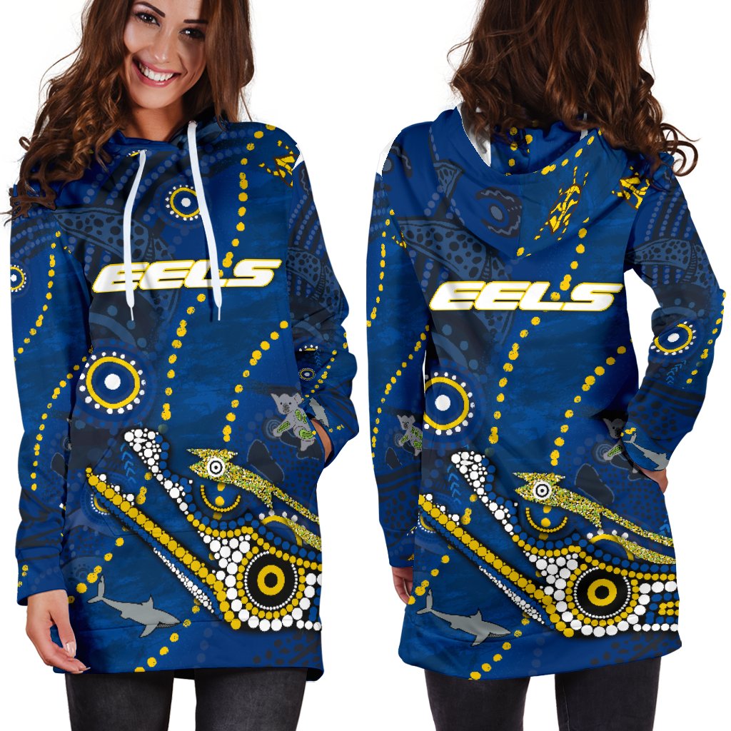 eels-indigenous-women-hoodie-dress-parramatta
