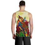 mens-tank-top-australia-kookaburra-with-waratah