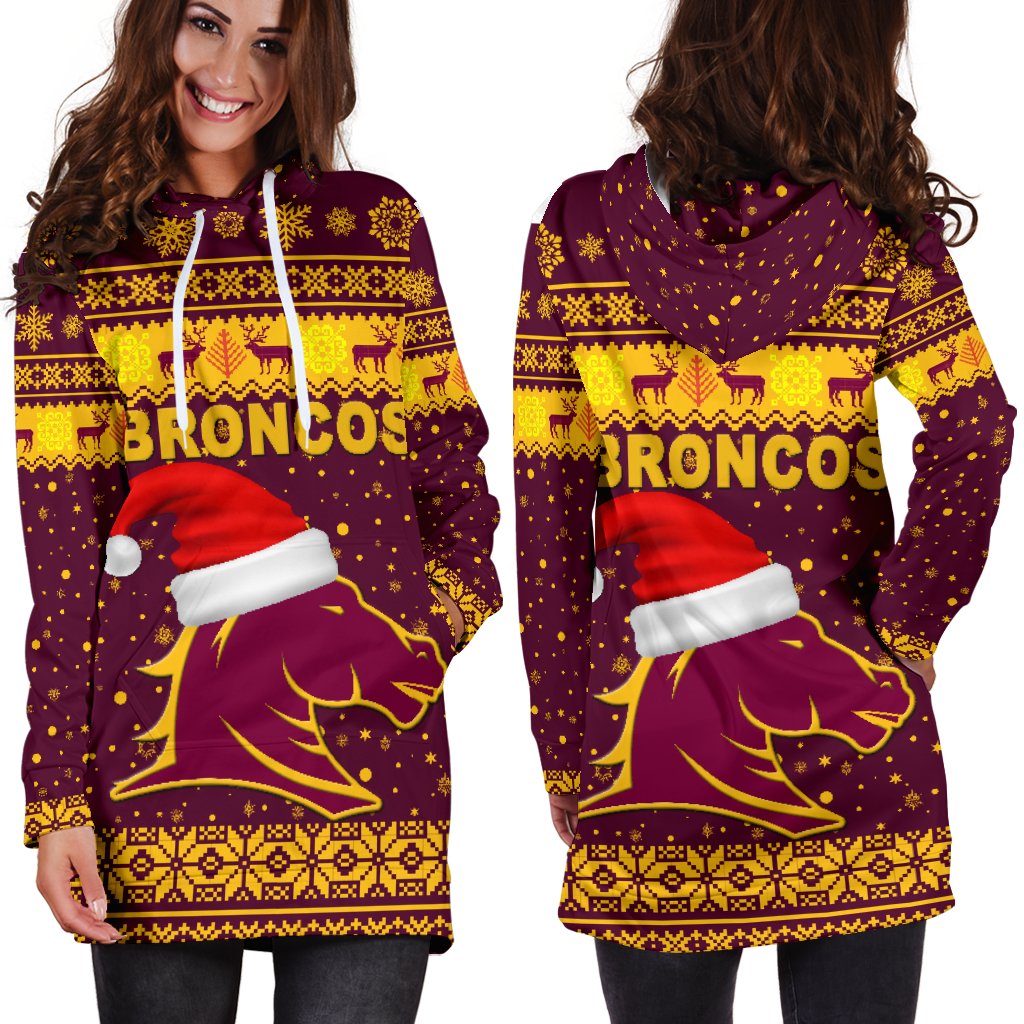 brisbane-women-hoodie-dress-broncos-christmas-unique-vibes-maroon