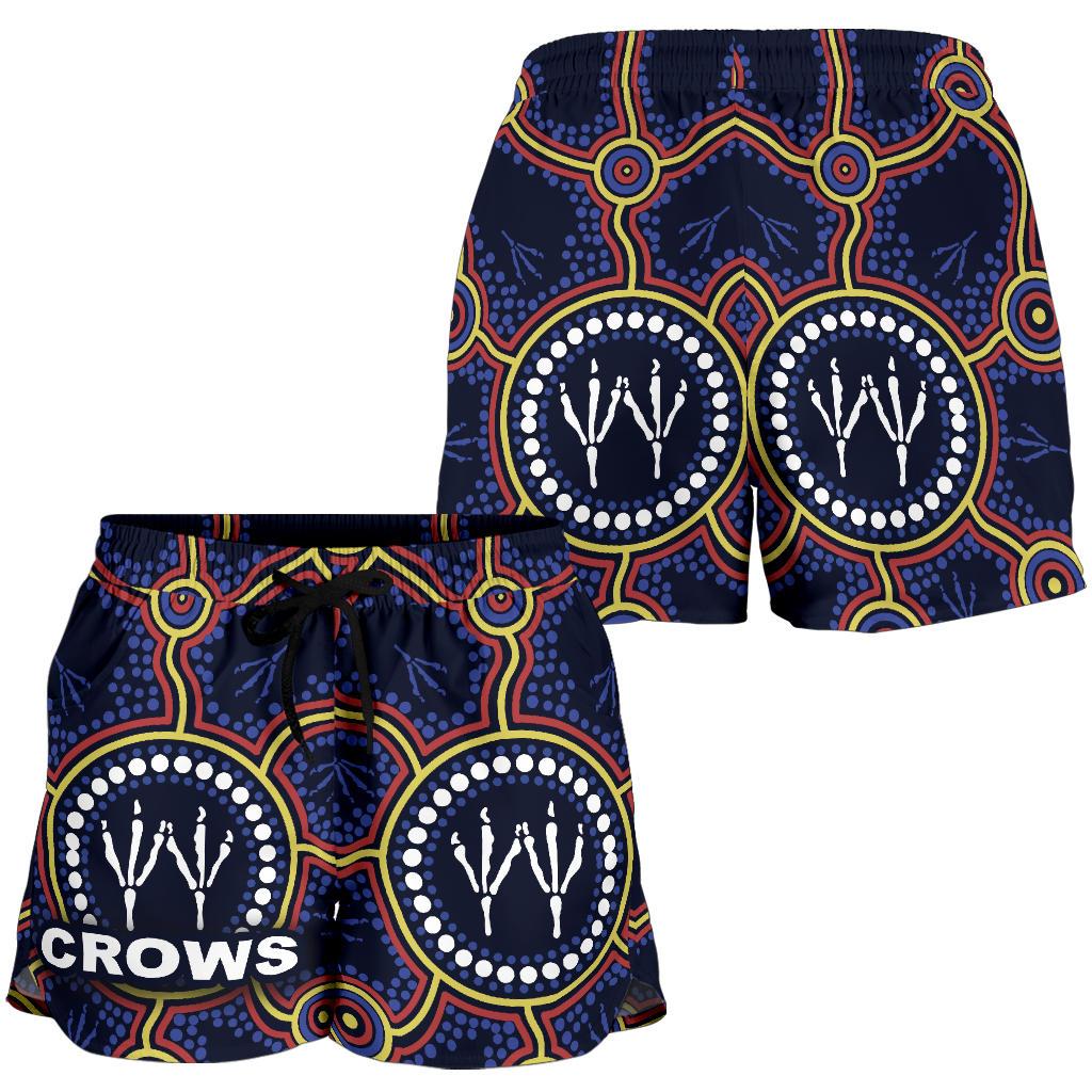 Adelaide Women Shorts Indigenous Crows Footprint - Vibe Hoodie