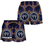 Adelaide Women Shorts Indigenous Crows Footprint - Vibe Hoodie