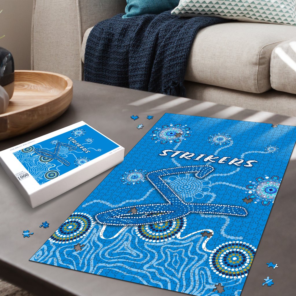 strikers-premium-wood-jigsaw-puzzle-indigenous-blue-energy