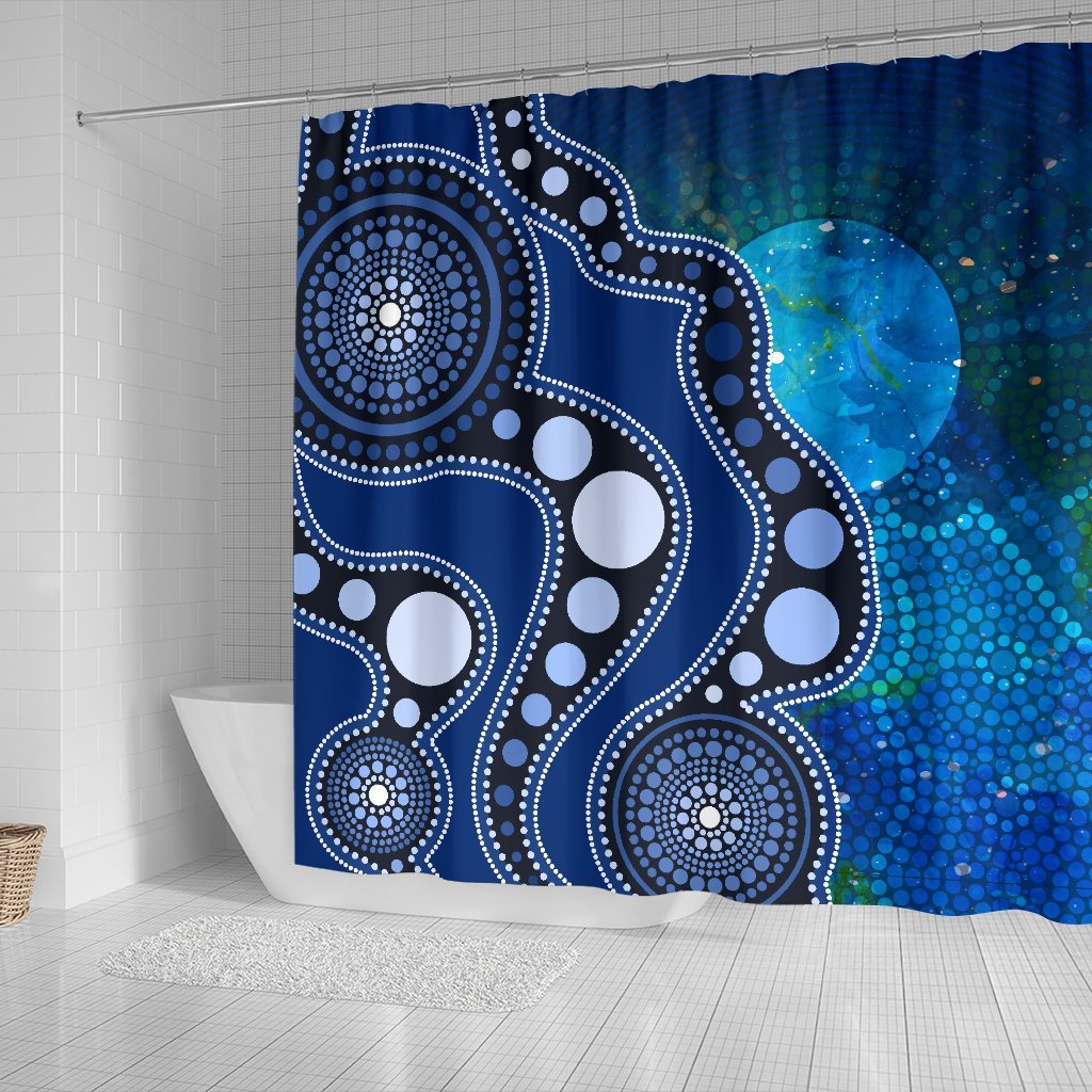 aboriginal-shower-curtain-australia-indigenous-flag-circle-dot-painting-art-blue