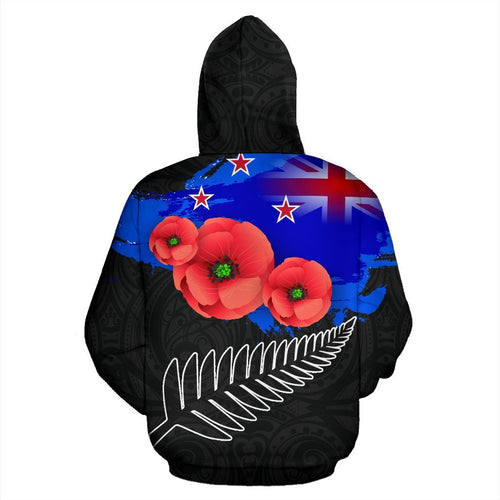 new-zealand-anzac-poppy-hoodie-silver-fern-let-we-forget-hoodie