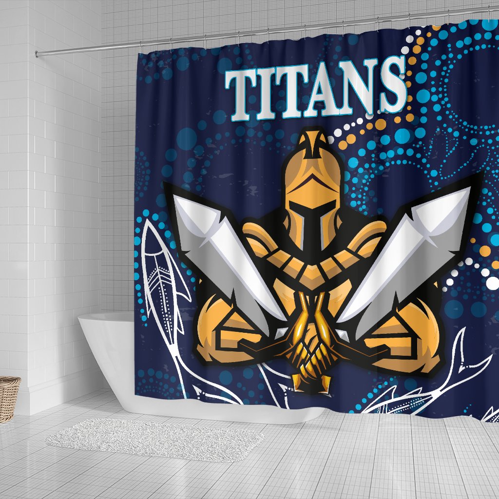 gold-coast-shower-curtain-titans-gladiator-indigenous