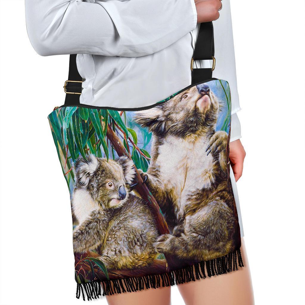 aboriginal-boho-bags-koala-and-joey-rug-3d-art