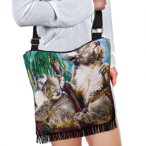 aboriginal-boho-bags-koala-and-joey-rug-3d-art