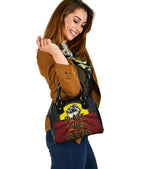 Shoulder Handbag, Aboriginal Black Lives Matter Sun Dot Painting - Vibe Hoodie