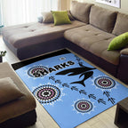 cronulla-area-rug-sharks-simple-indigenous-blue
