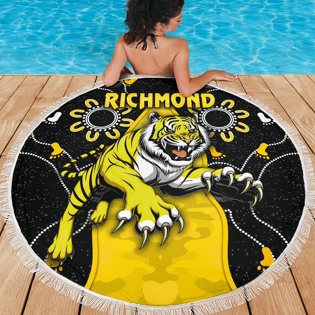 richmond-football-beach-blanket-tigers-anzac-day-unique-indigenous
