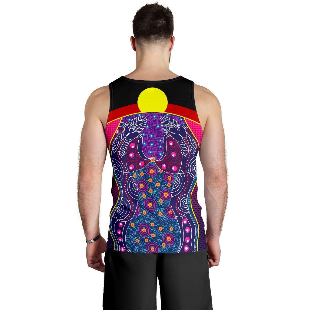 mens-tank-top-aboriginal-sublimation-dot-pattern-style-violet