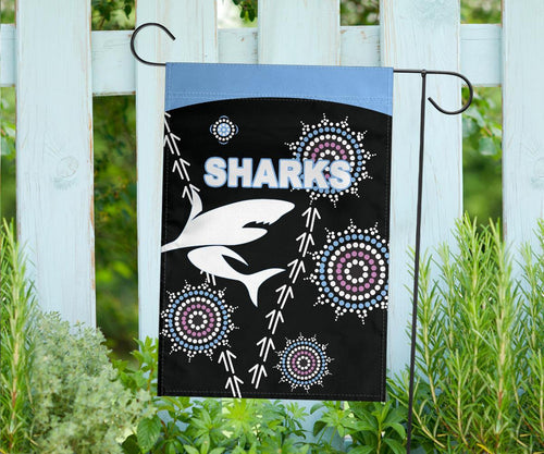 cronulla-flag-sharks-simple-indigenous-black