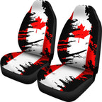 canada-flag-painting-car-seat-cover