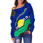 Off Shoulder Sweaters - Aboriginal Naidoc Week Style - Vibe Hoodie