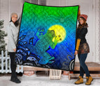 aboriginal-premium-quilt-indigenous-frog-blue