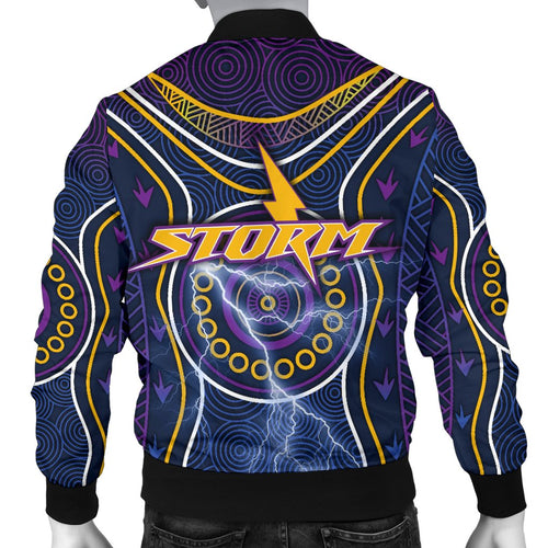 melbourne-bomber-jacket-for-men-lightning-storm-indigenous