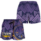 Storm Women Shorts Simple Indigenous - Purple - Vibe Hoodie
