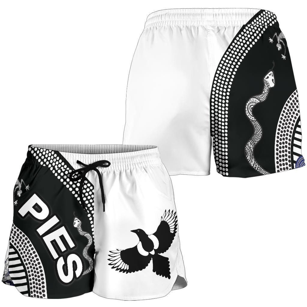 Collingwood Women Shorts Pies Unique Indigenous - Vibe Hoodie