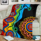 premium-blanket-aboriginal-blanket-blue-dream