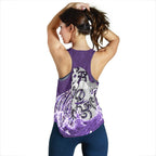 Maori Manaia The Blue Sea Racerback Tank, Purple - Vibe Hoodie