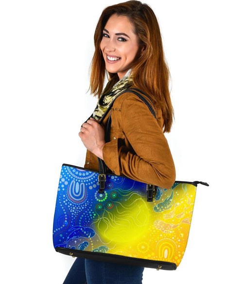 aboriginal-large-leather-tote-bag-indigenous-fishing