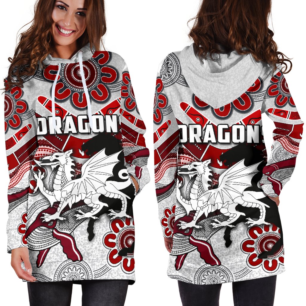 dragons-women-hoodie-dress-st-george-indigenous-white