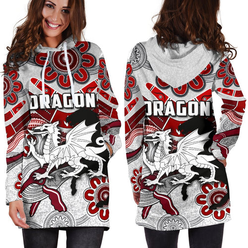 dragons-women-hoodie-dress-st-george-indigenous-white