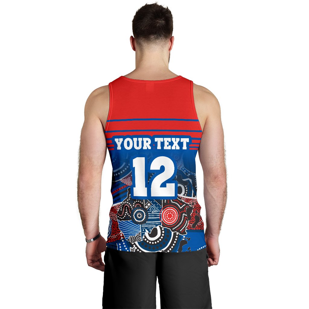 custom-personalised-newcastle-knights-mens-tank-top-aboriginal-horizontal-style
