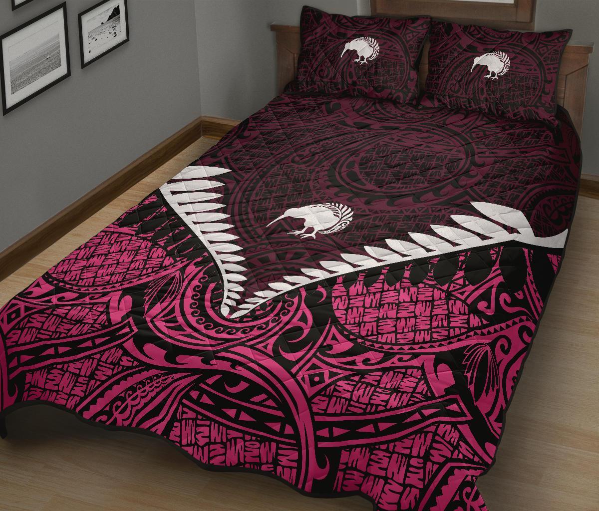 quilt-bed-set-nz-kiwi-fern-pink