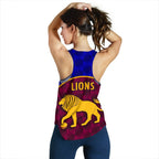 Brisbane Lions Women Racerback Tank Powerful - Vibe Hoodie
