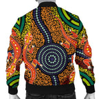 1st-australia-men-bomber-jacket-aboriginal-two-lizards-dot-painting-circle