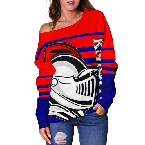 Knights Women's Off Shoulder Sweater - Vibe Hoodie