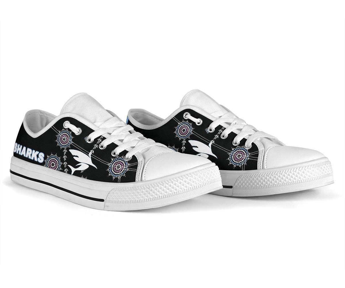 cronulla-low-top-shoe-sharks-simple-indigenous-black