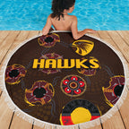hawthorn-beach-blanket-hawks-indigenous-brown