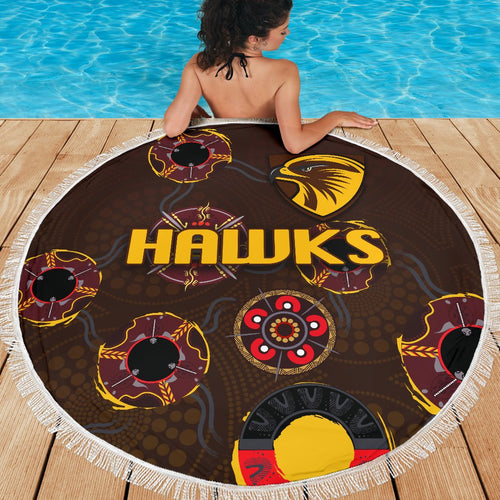 hawthorn-beach-blanket-hawks-indigenous-brown