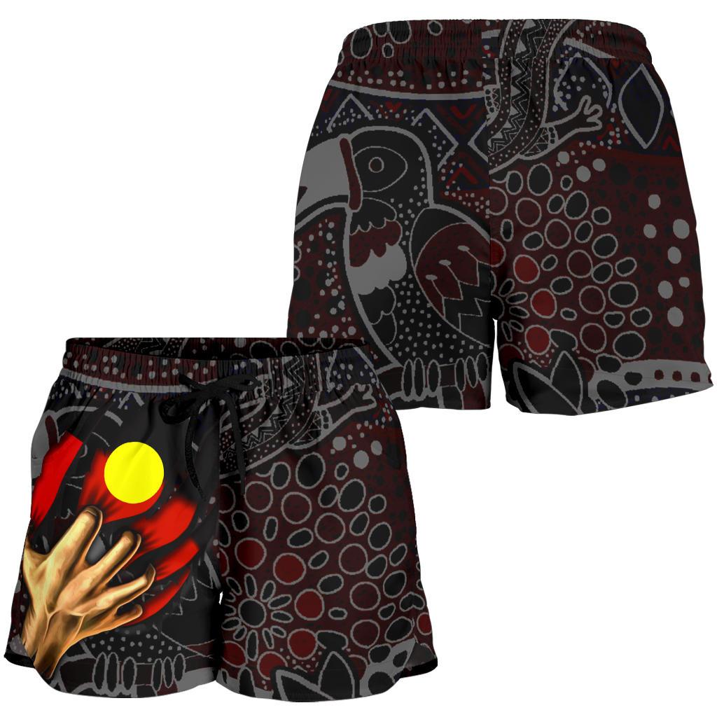 Aboriginal Women's Shorts - Aboriginal Blood In Me - Vibe Hoodie