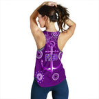 Fremantle Women's Racerback Tank Indigenous Freo Country Style - Vibe Hoodie