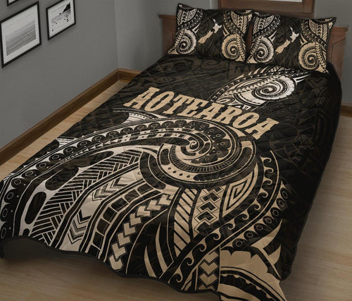maori-tattoo-with-map-new-zealand-quilt-bed-set