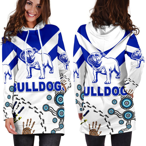 Canterbury-Bankstown Bulldogs Women Hoodie Dress Indigenous - NO.2 - Vibe Hoodie