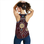 Racerback Tank - Aboriginal Dot Painting Top Tank Tree - Women - Vibe Hoodie