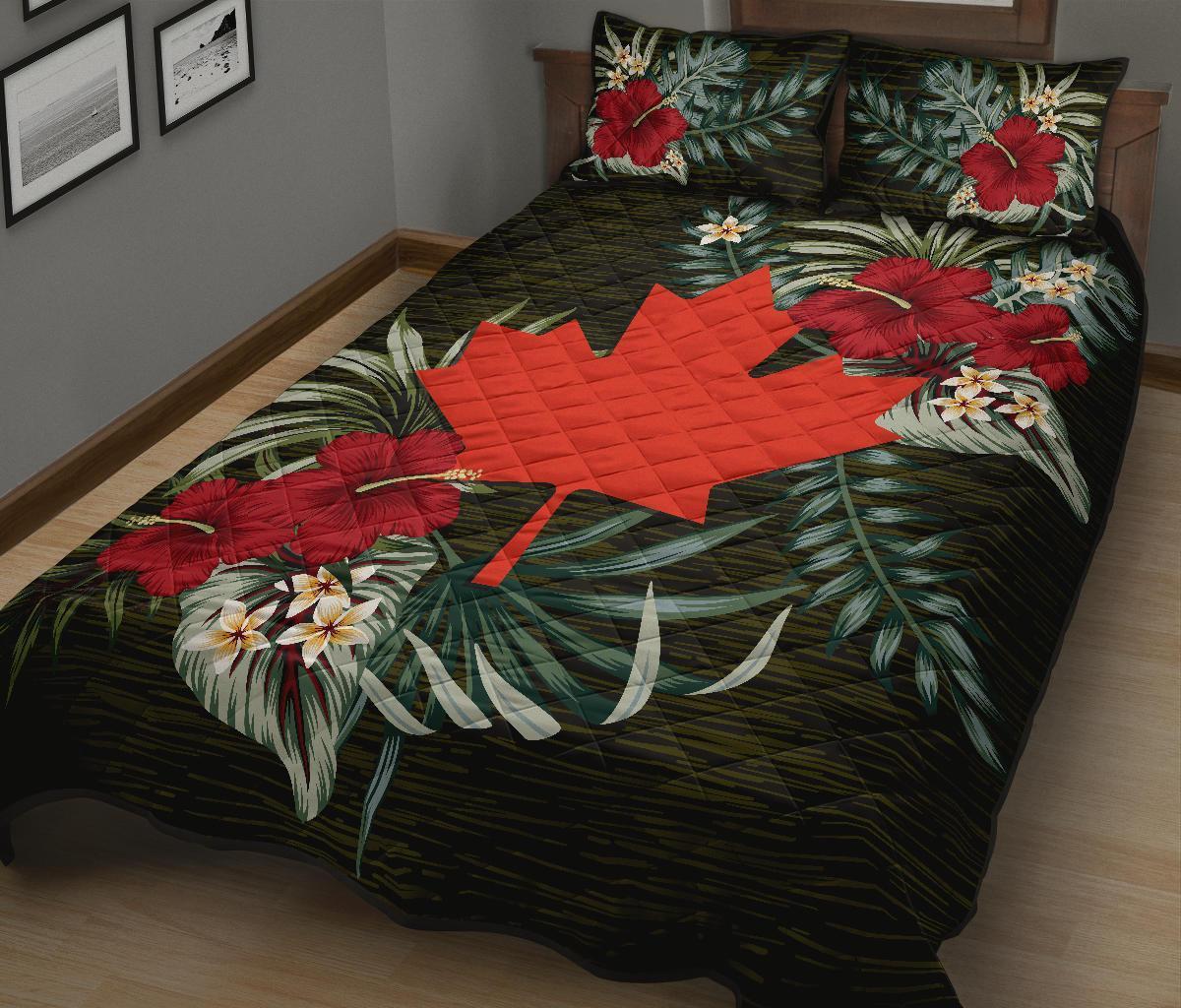 canada-quilt-bed-set-special-hibiscus