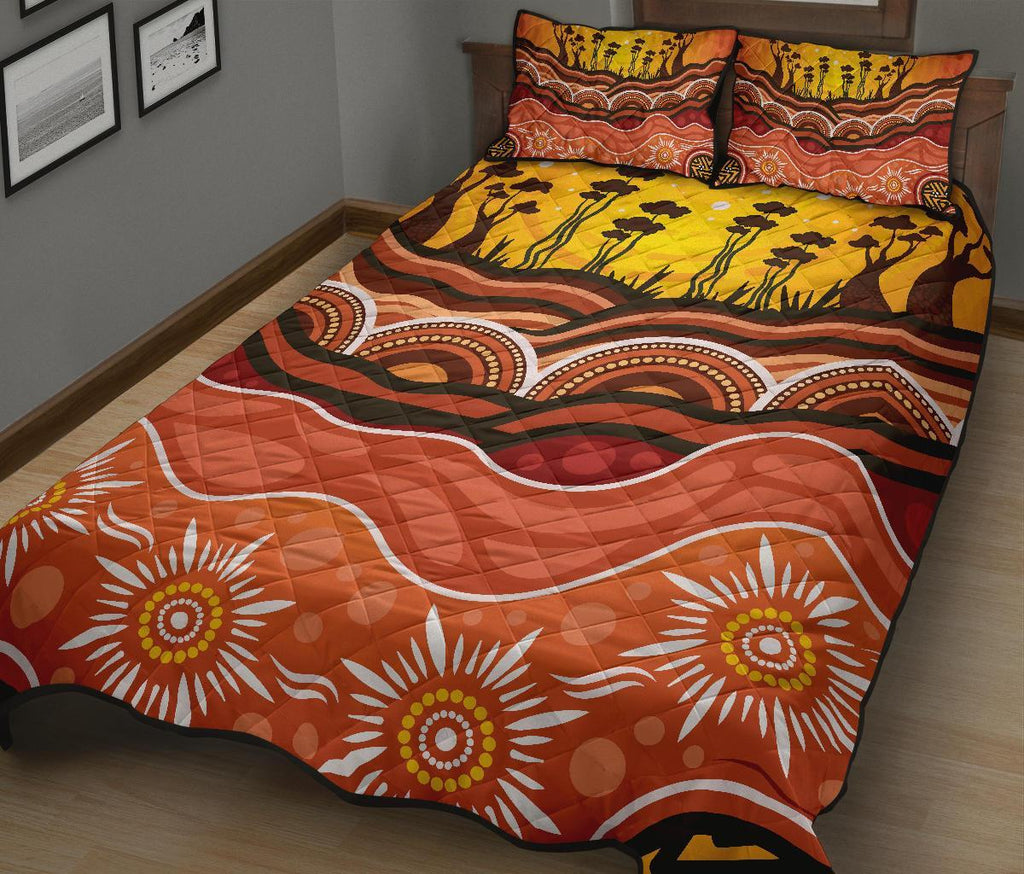 aboriginal-quilt-bed-set-boab-tree-dot-painting-ver01