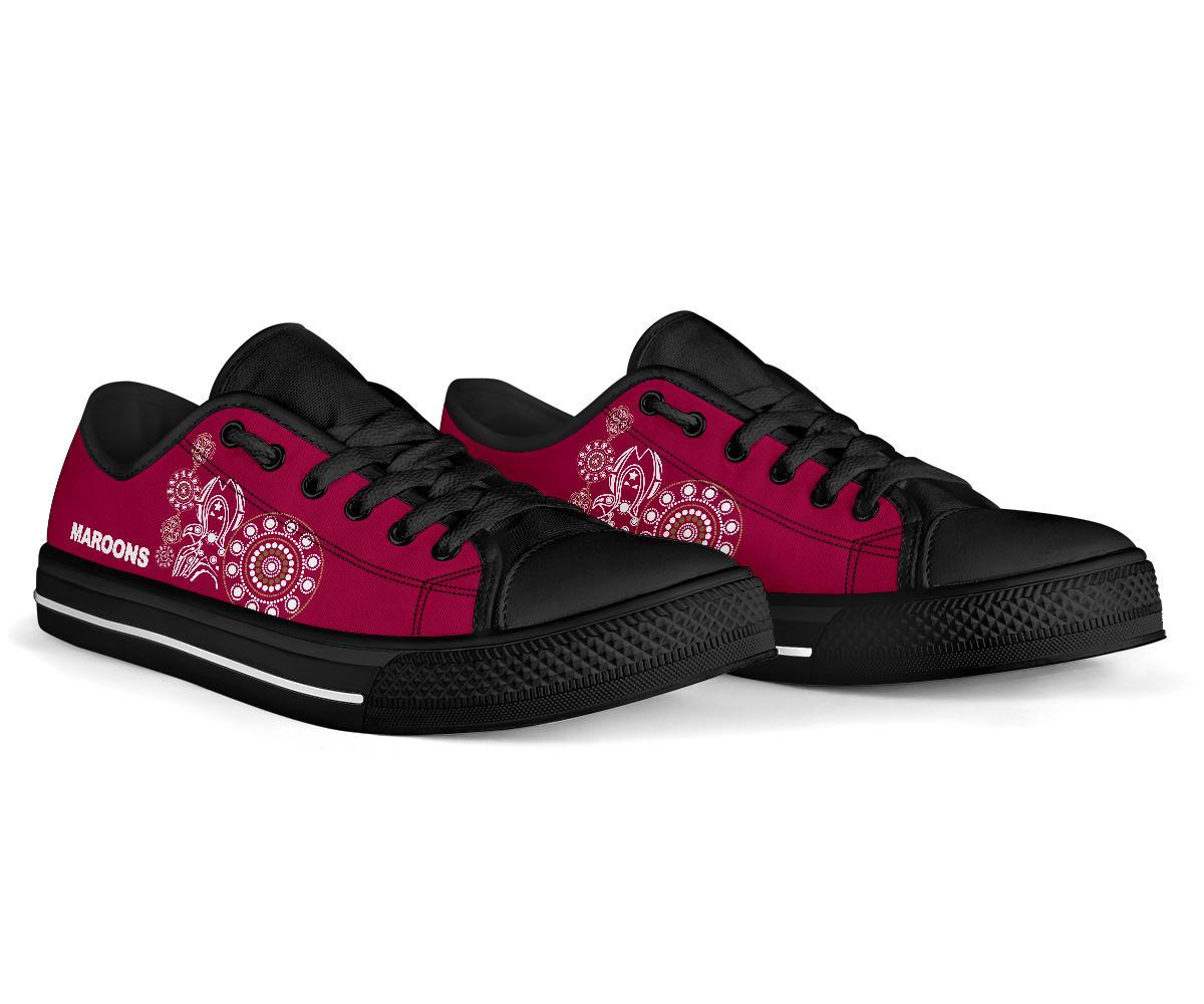 queensland-low-top-shoe-maroons-simple-indigenous