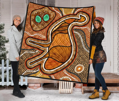 aboriginal-premium-quilt-indigenous-emu-vintage-stye